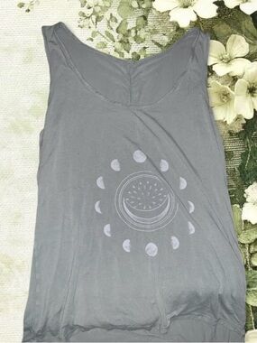 Gaiam moon phase tank top